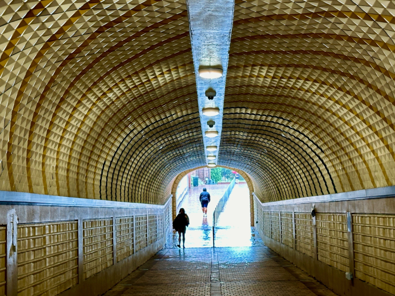 Underpass from Gate City Boulevard to UNCG Campus