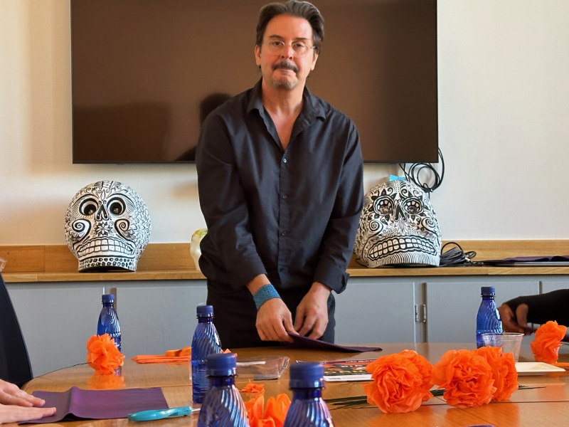 Artist Peter Marín: Day of the Dead