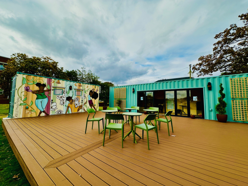 Another View of She Care Wellness Pods at Bennett College