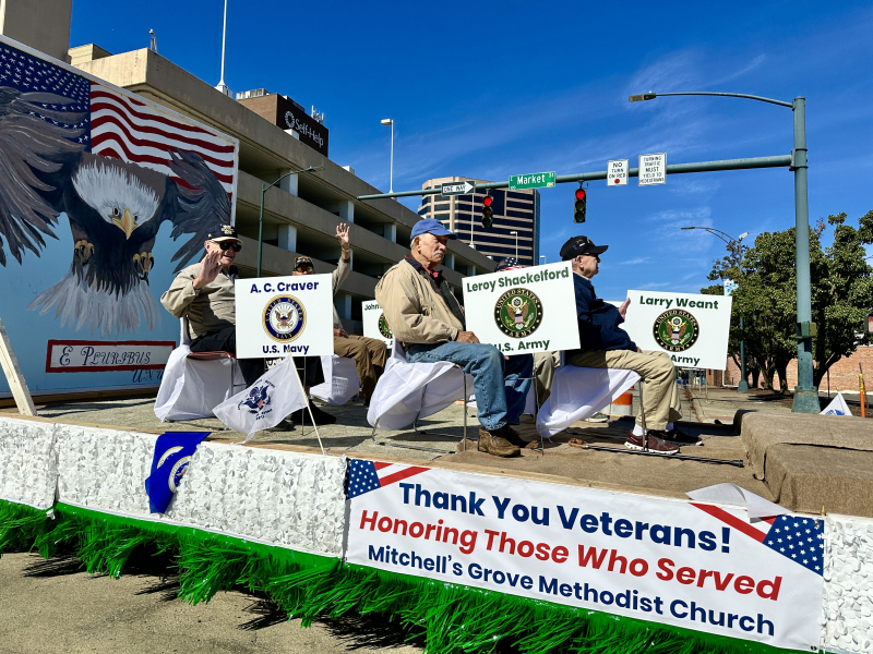 Mitchell’s Grove Methodist Church at the Veterans Day Parade