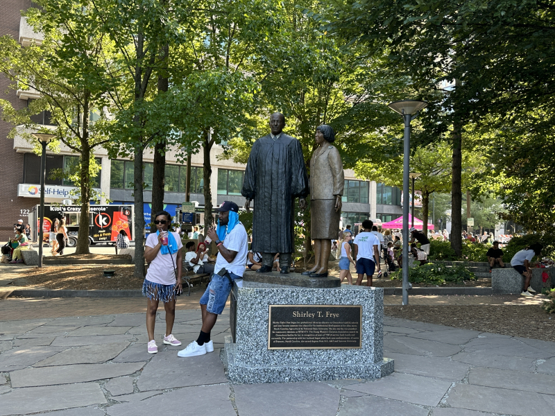 Center City Park with the Fryes