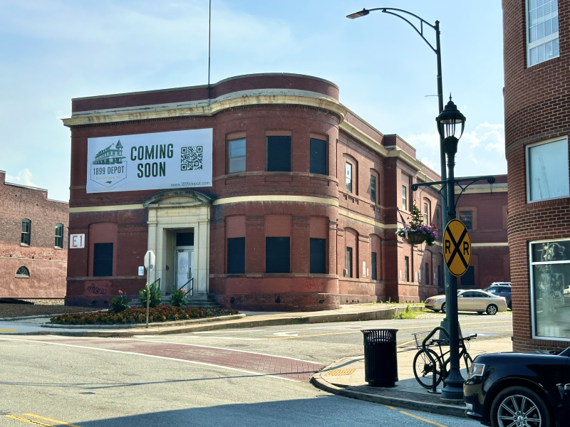 Train Depot Starts the 400 Block of South Elm