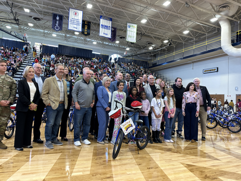 Bike Giveaway at Guilford County Schools