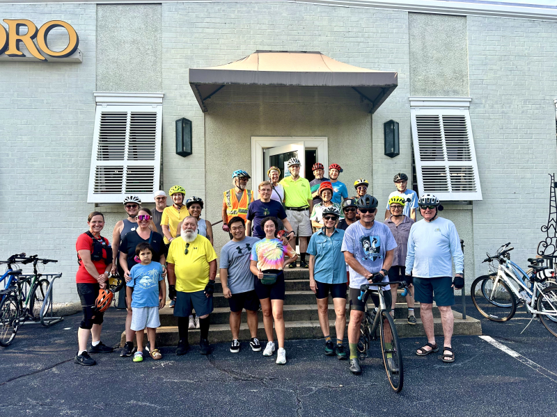Easy Riders Before the Group Ride at Cycles de ORO