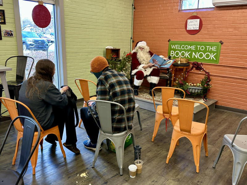 Santa at the Greensboro Curb Market