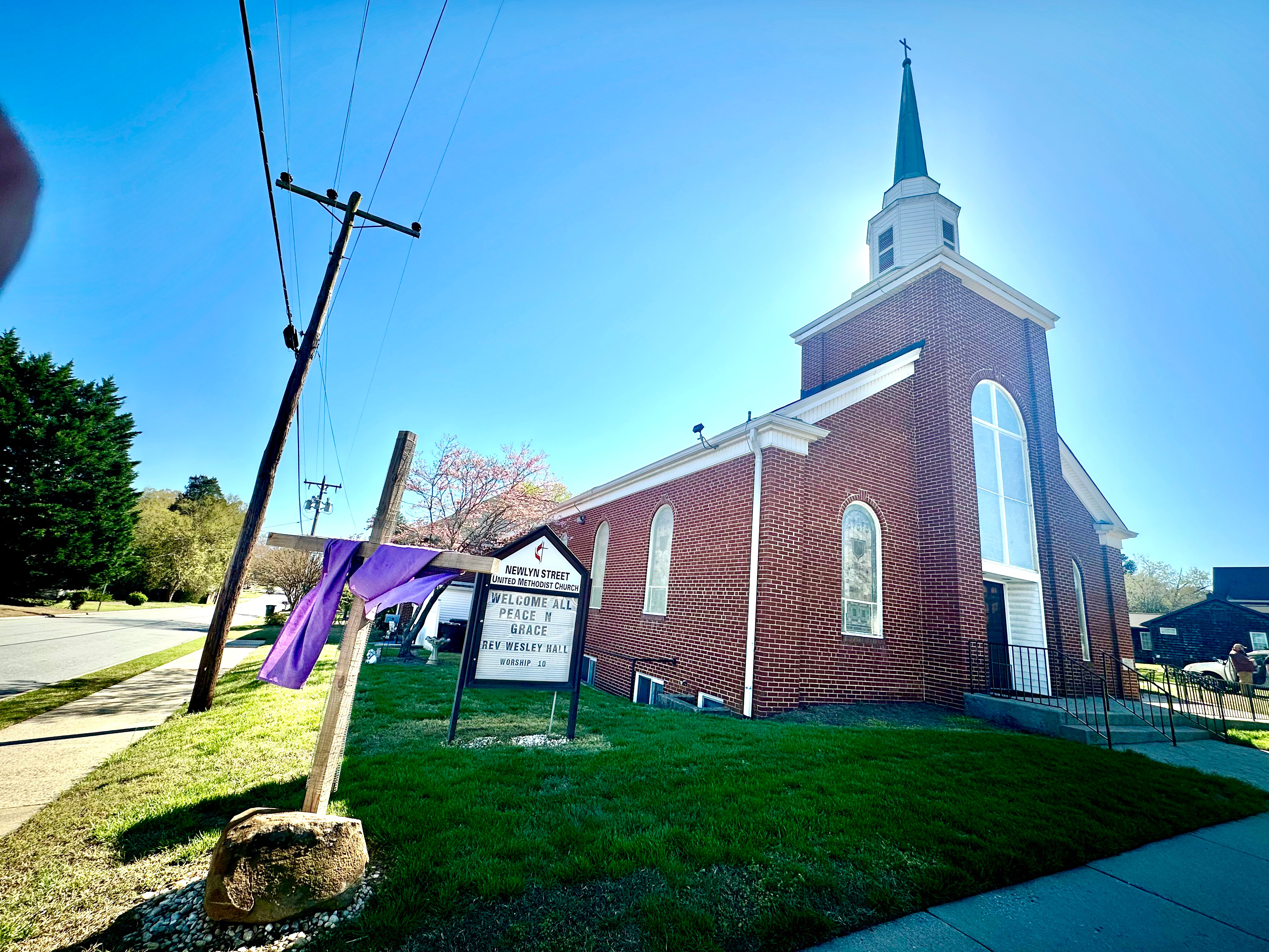 Palm Sunday at Newlyn Street UMC