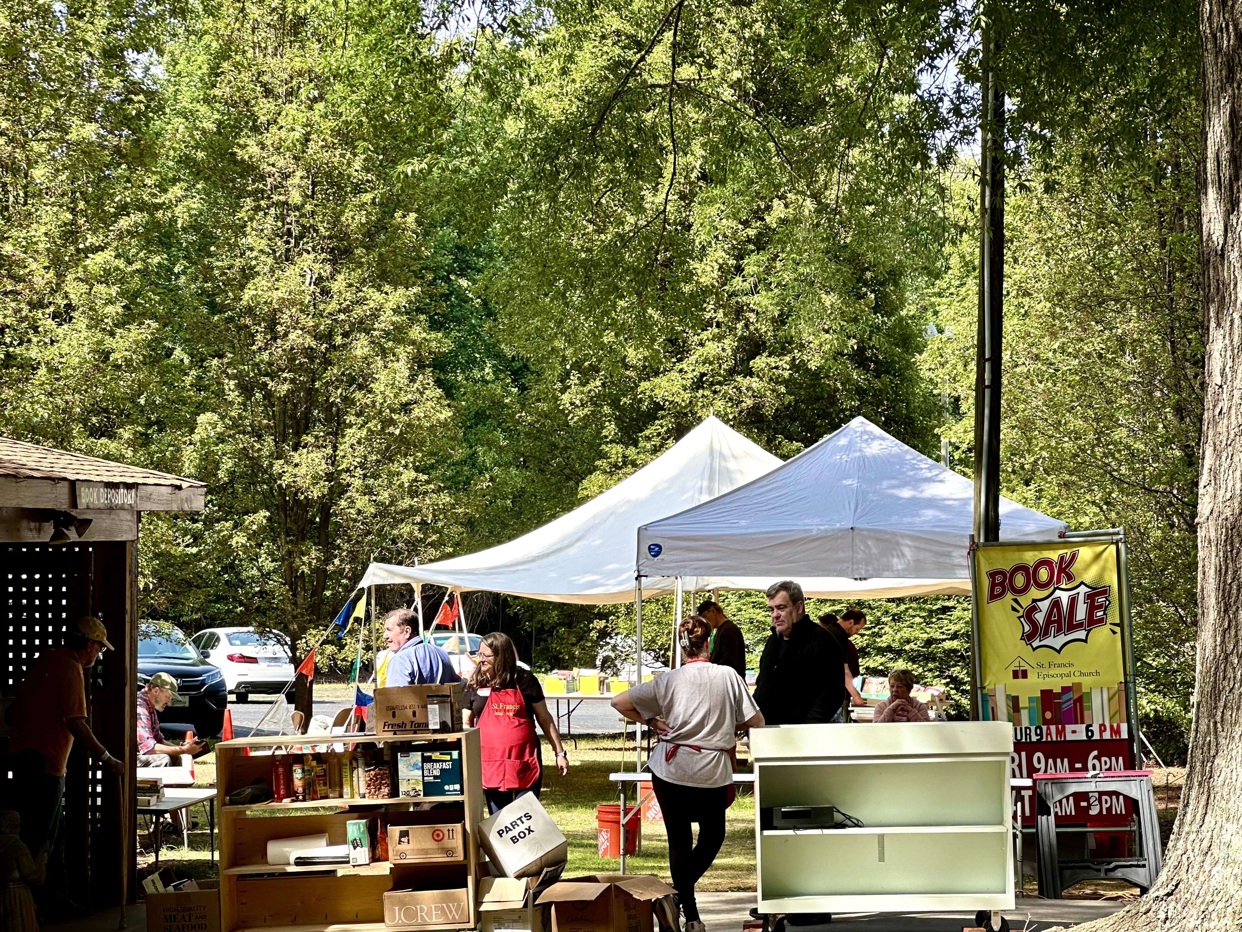 St. Francis Book Sale, Today until 2:00pm!
